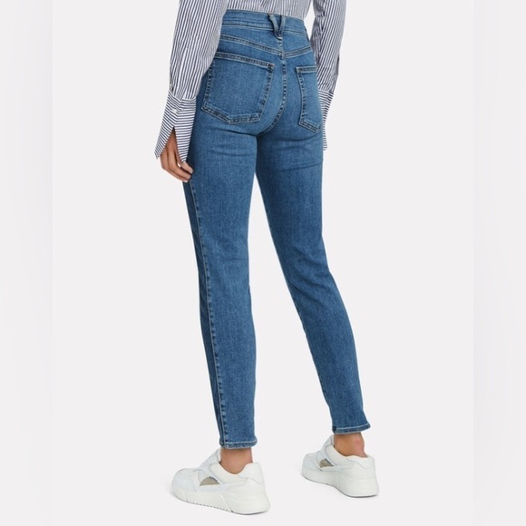VERONICA BEARD Kate High-Rise Skinny Jeans Two Tone - Picture 3 of 9